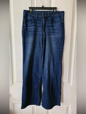 Old Navy Women's Blue Jean High Rise Wide Leg  Size 4